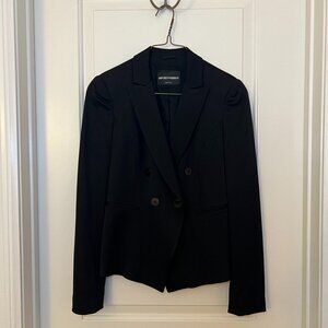 Emporio Armani Black Double-breasted Blazer Women’s Size 2